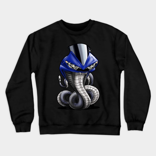 Yamaha YZF R6 Cobra Crewneck Sweatshirt by MOTORIND